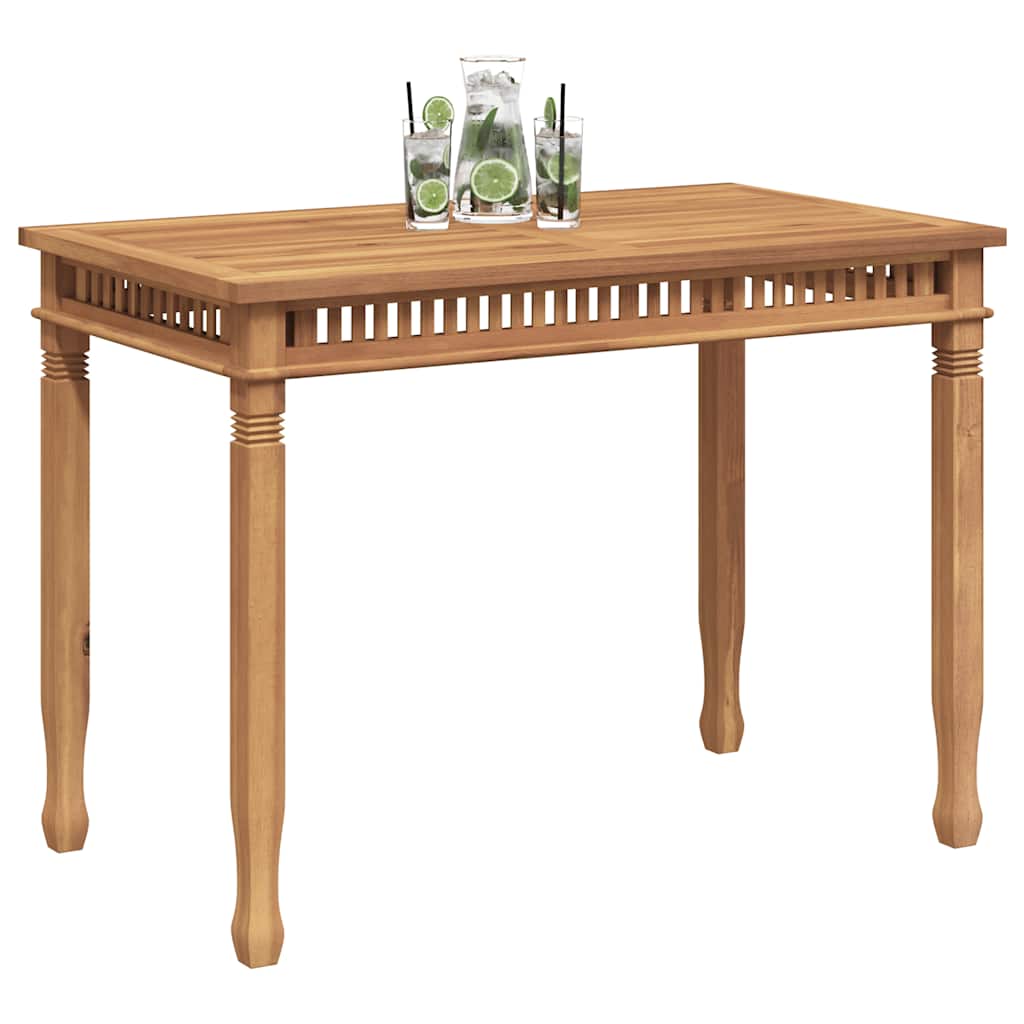Vrtni blagovaonski stol 120 x 65 x 80 cm od masivne tikovine