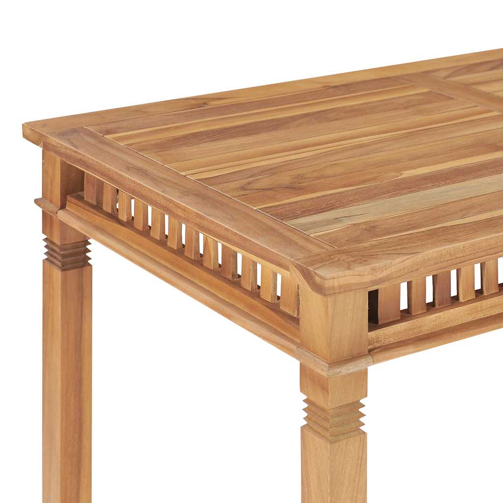 Vrtni blagovaonski stol 120 x 65 x 80 cm od masivne tikovine