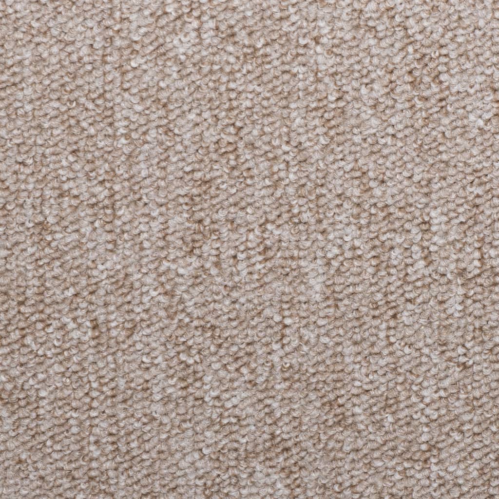 Prostirke za stepenice 15 kom 65x21x4 cm taupe pravokutni rub