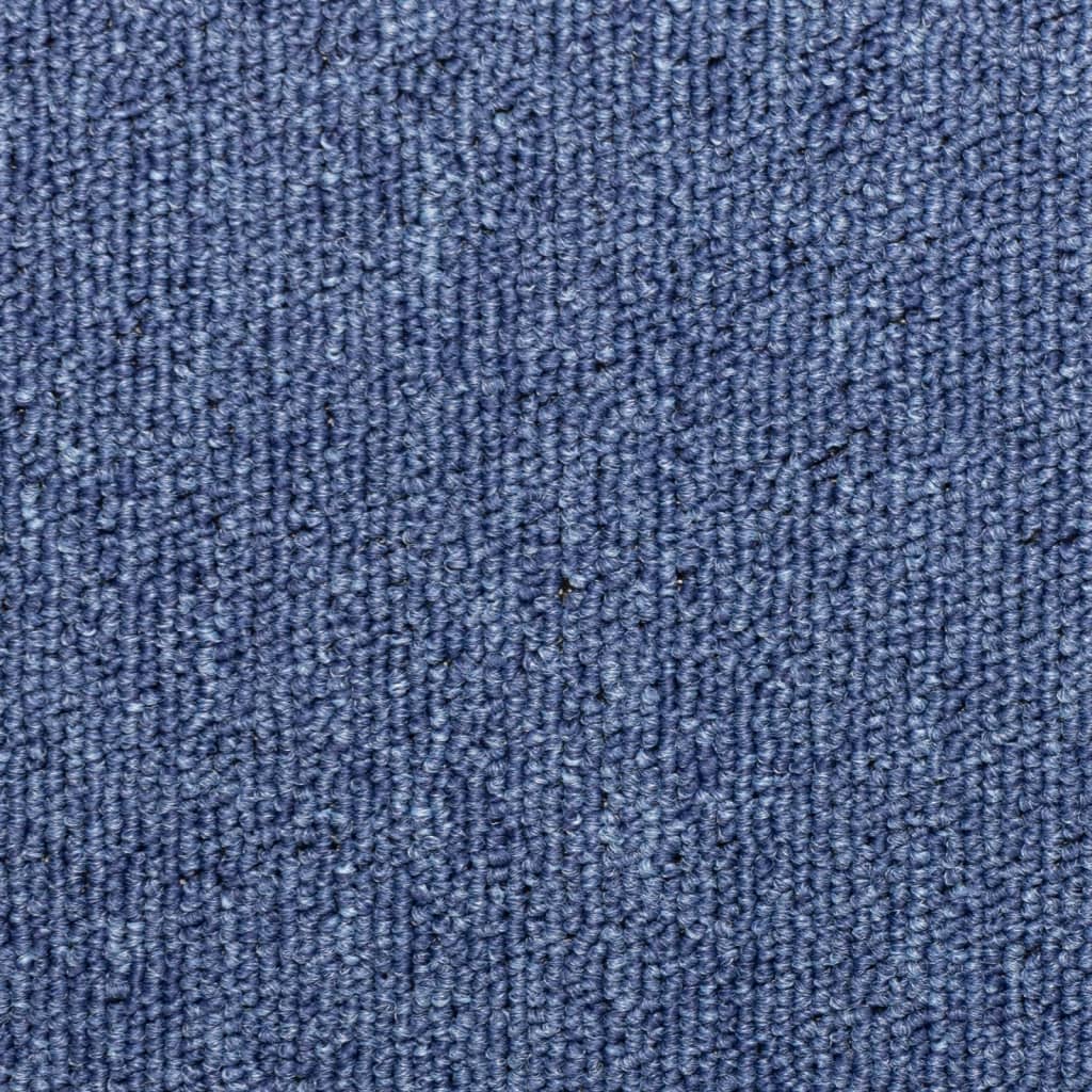 Prostirke za stepenice 15 kom 65x21x4 cm plave pravokutne rubove