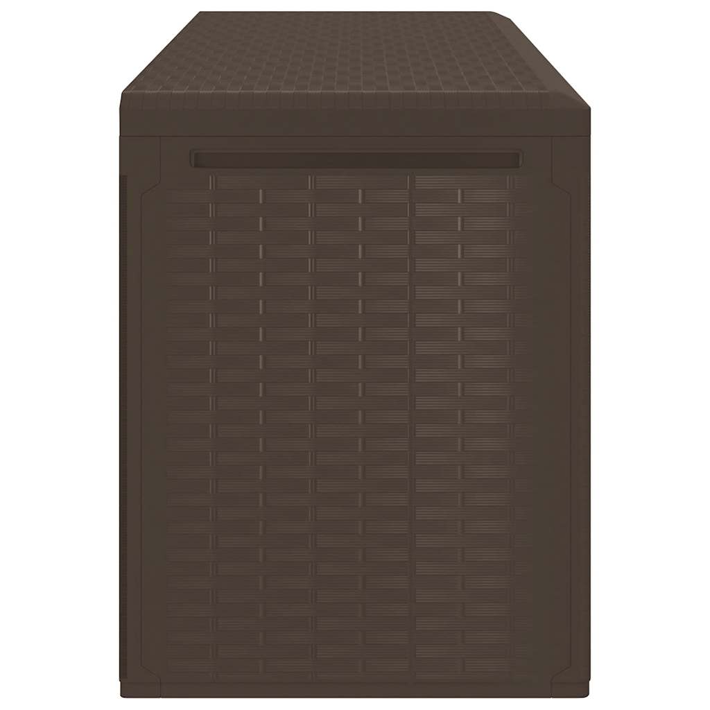 Vrtna kutija za pohranu smeđa 114 x 47 x 60 cm