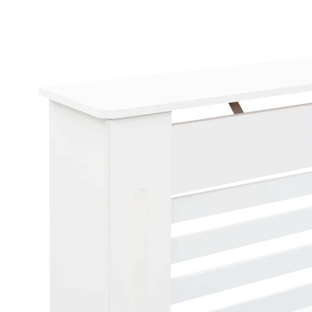 Pokrovi za radijator 2 kom bijeli 112 x 19 x 81,5 cm MDF