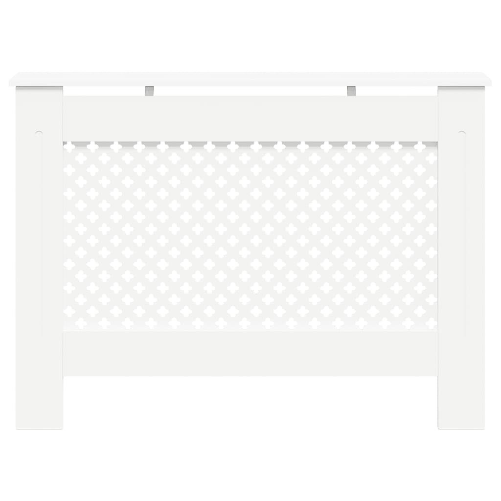 Pokrovi za radijator 2 kom bijeli 112 x 19 x 81,5 cm MDF