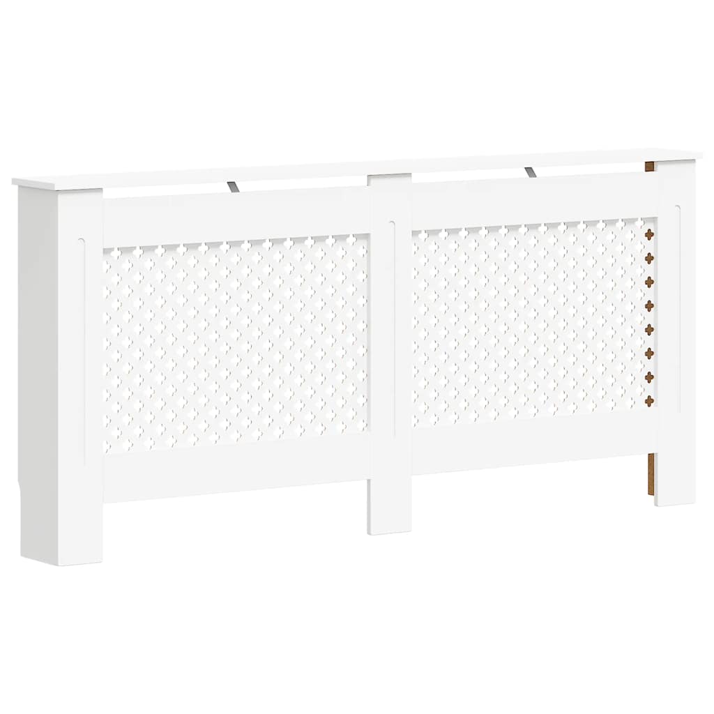 Pokrovi za radijator 2 kom bijeli 172 x 19 x 81,5 cm MDF
