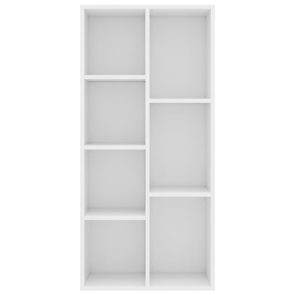 Ormarić za knjige bijeli 50 x 25 x 106 cm od konstruiranog drva