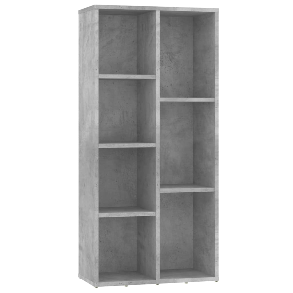 Ormarić za knjige boja betona 50x25x106 cm konstruirano drvo