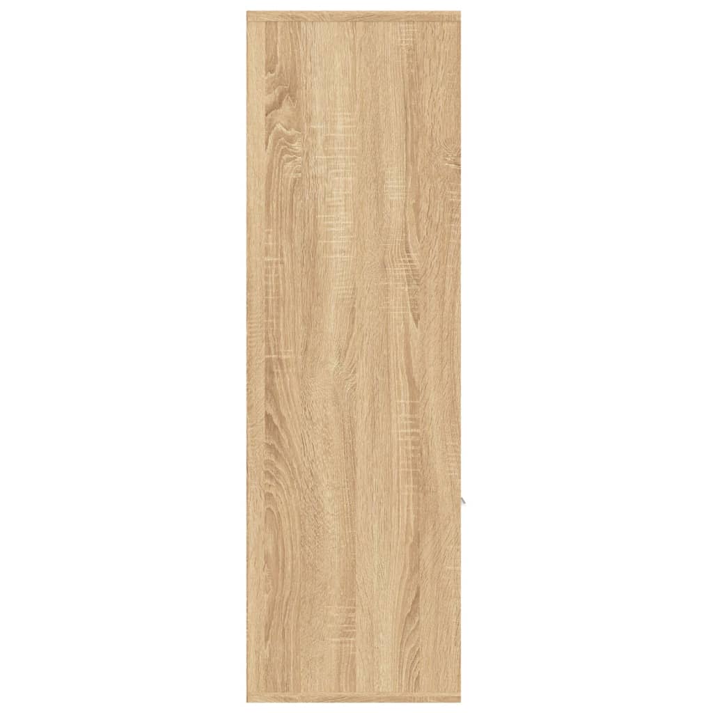 Ormarić za knjige boja hrasta 98x30x98 cm od konstruiranog drva
