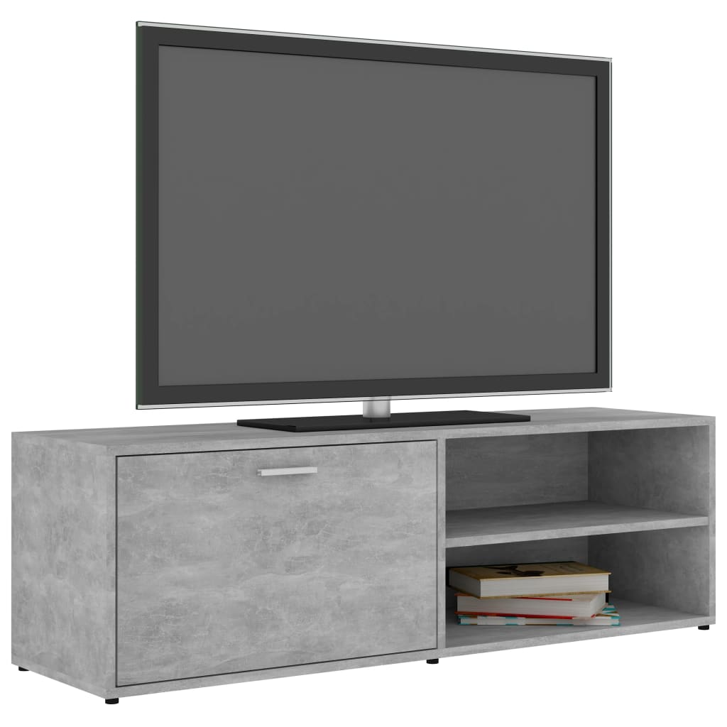 TV ormarić siva boja betona 120 x 34 x 37 cm konstruirano drvo