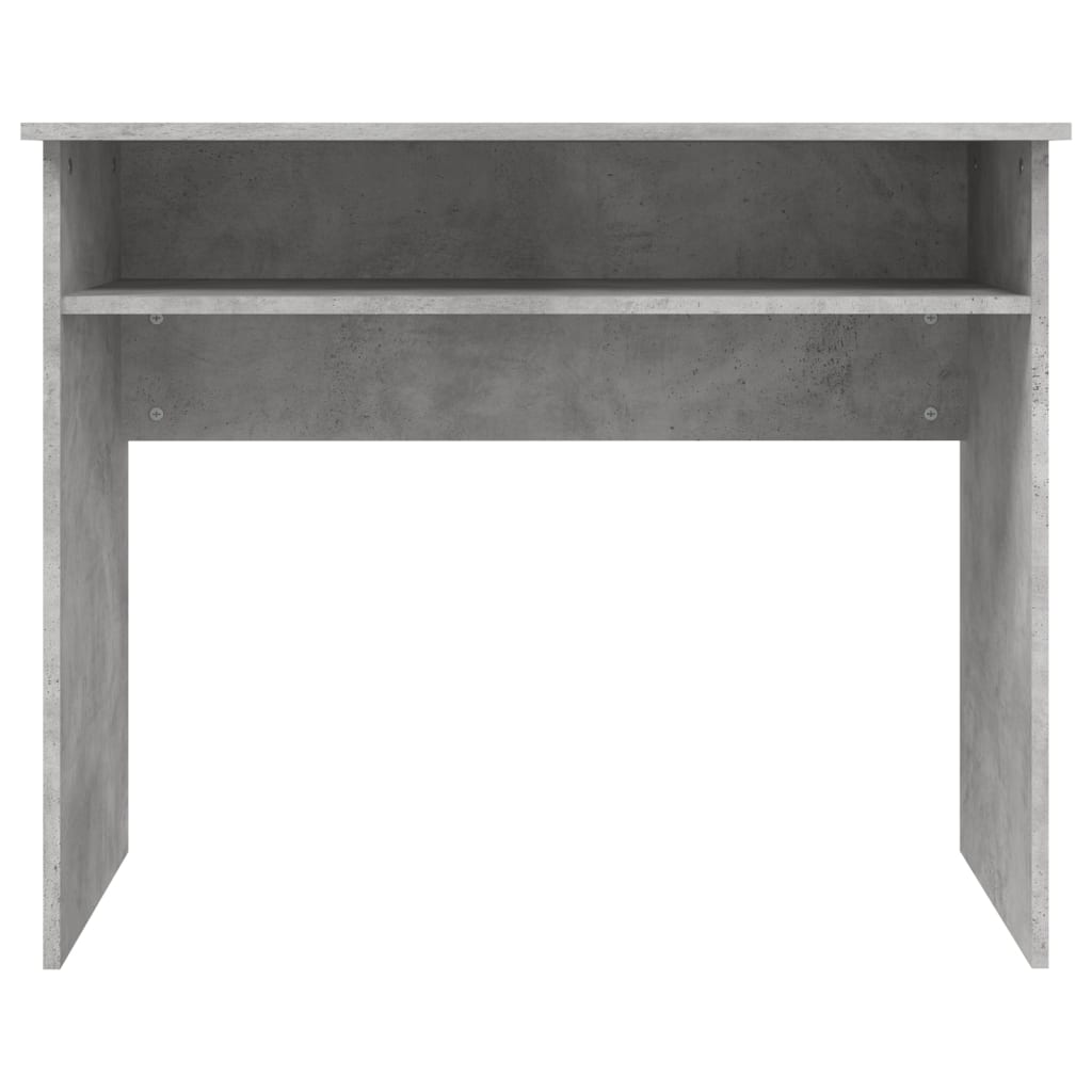Radni stol siva boja betona 90 x 50 x 74 cm konstruirano drvo