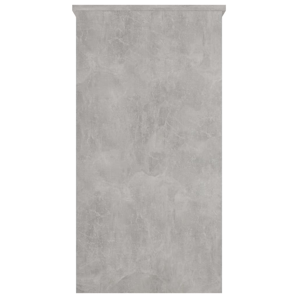 Radni stol siva boja betona 80 x 40 x 75 cm konstruirano drvo