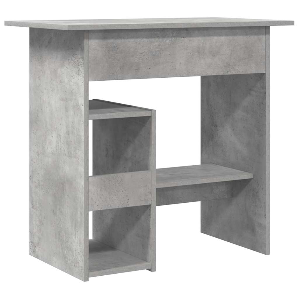 Radni stol siva boja betona 80 x 45 x 74 cm konstruirano drvo