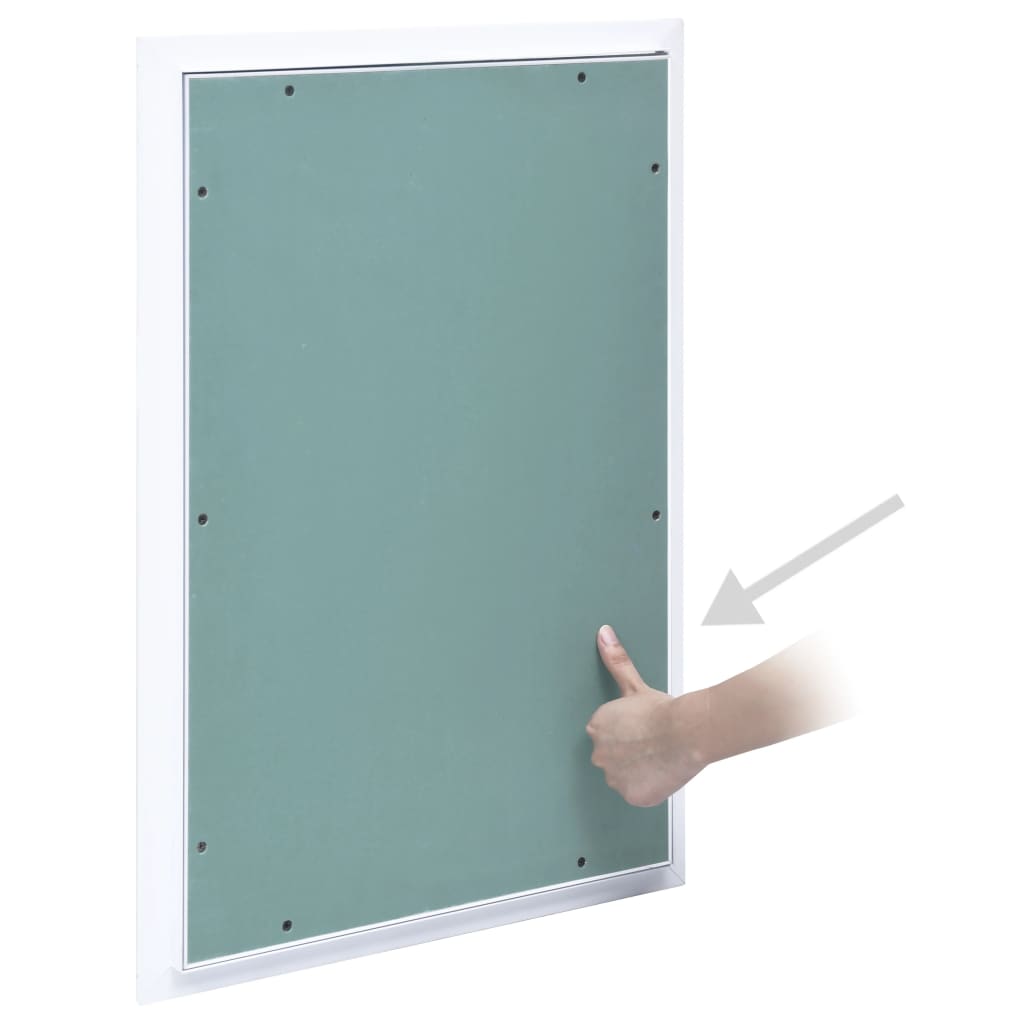 Pristupna ploča s aluminijskim okvirom i knaufom 400 x 600 mm