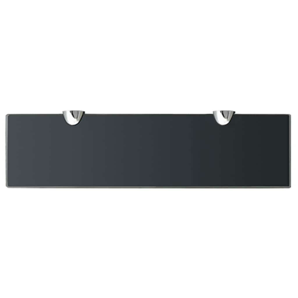 Zidne police 2 kom staklene 40 x 10 cm 8 mm