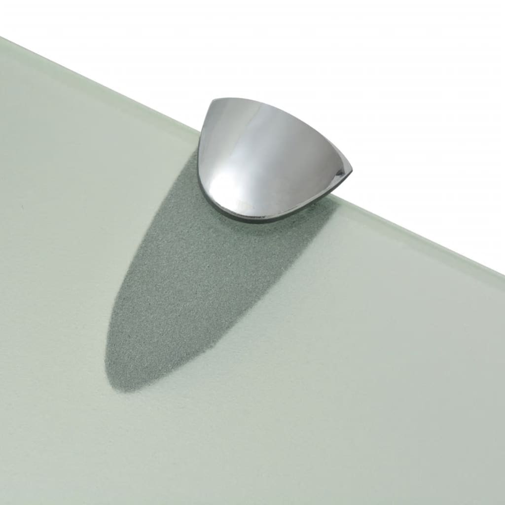 Zidne police 2 kom staklene 90 x 10 cm 8 mm