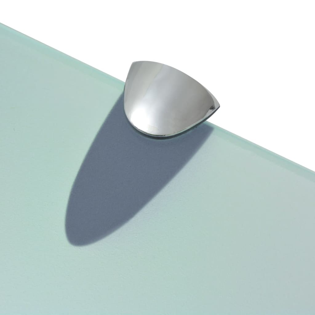 Zidne police 2 kom staklene 100 x 20 cm 8 mm