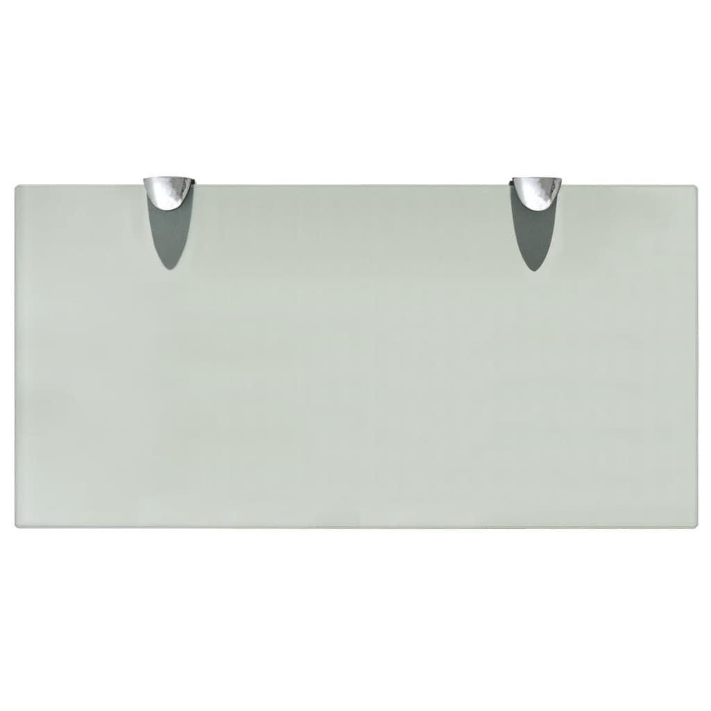 Zidne police 2 kom staklene 40 x 20 cm 8 mm