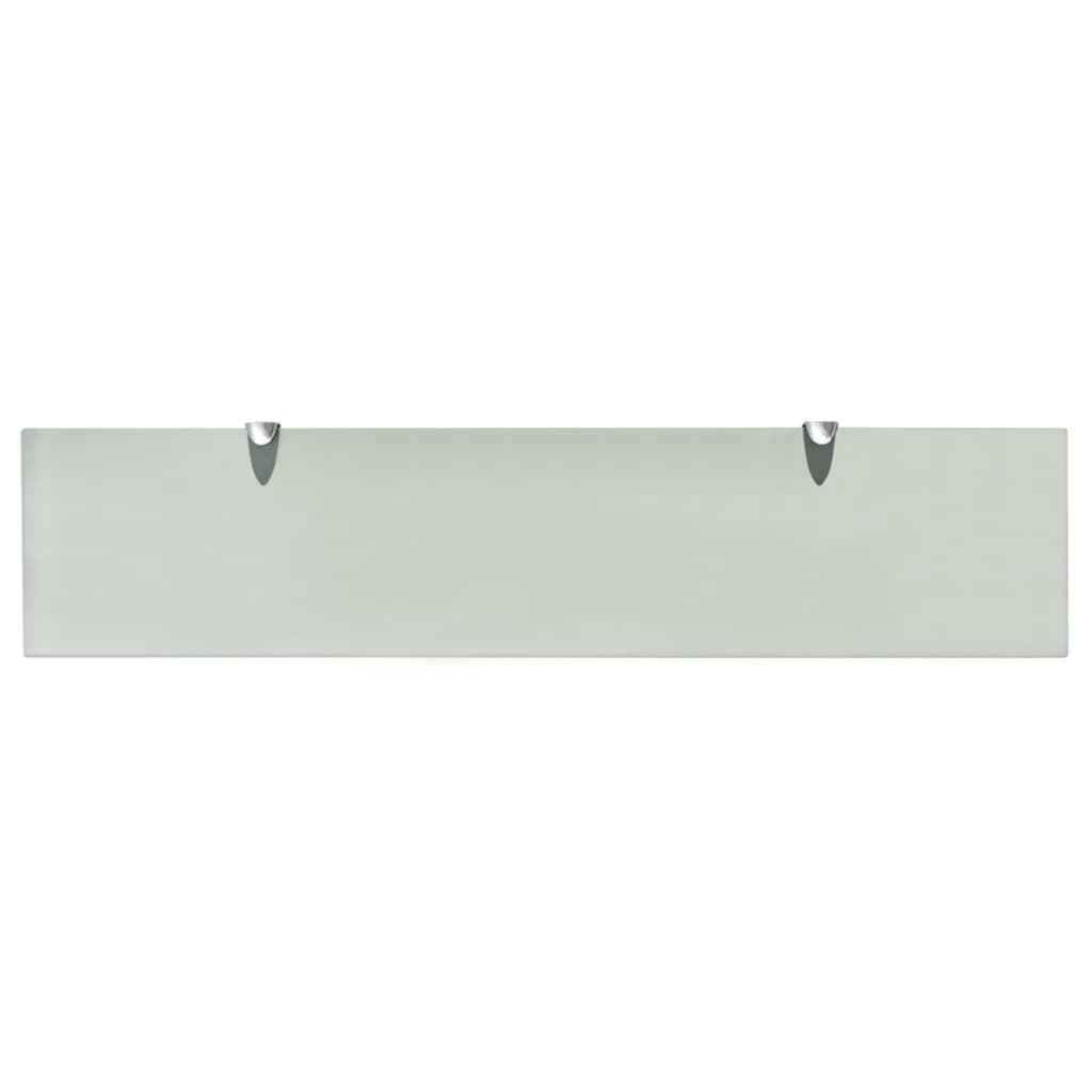 Zidne police 2 kom staklene 90 x 20 cm 8 mm