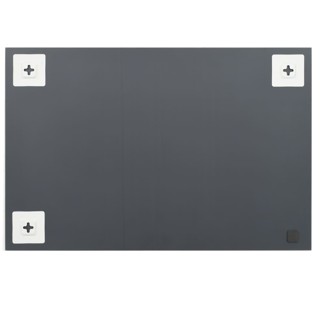 Zidna ogledala 2 kom 60 x 40 cm pravokutna staklena