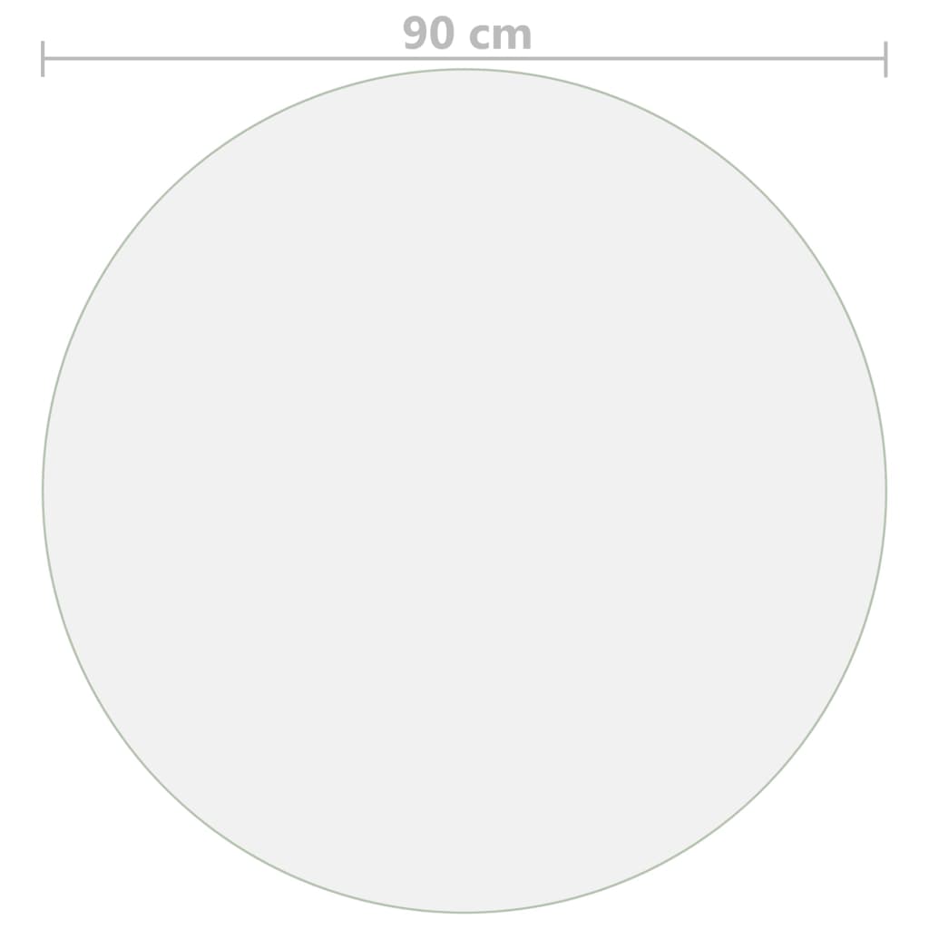 Zaštita za stol prozirna Ø 90 cm 1,6 mm PVC