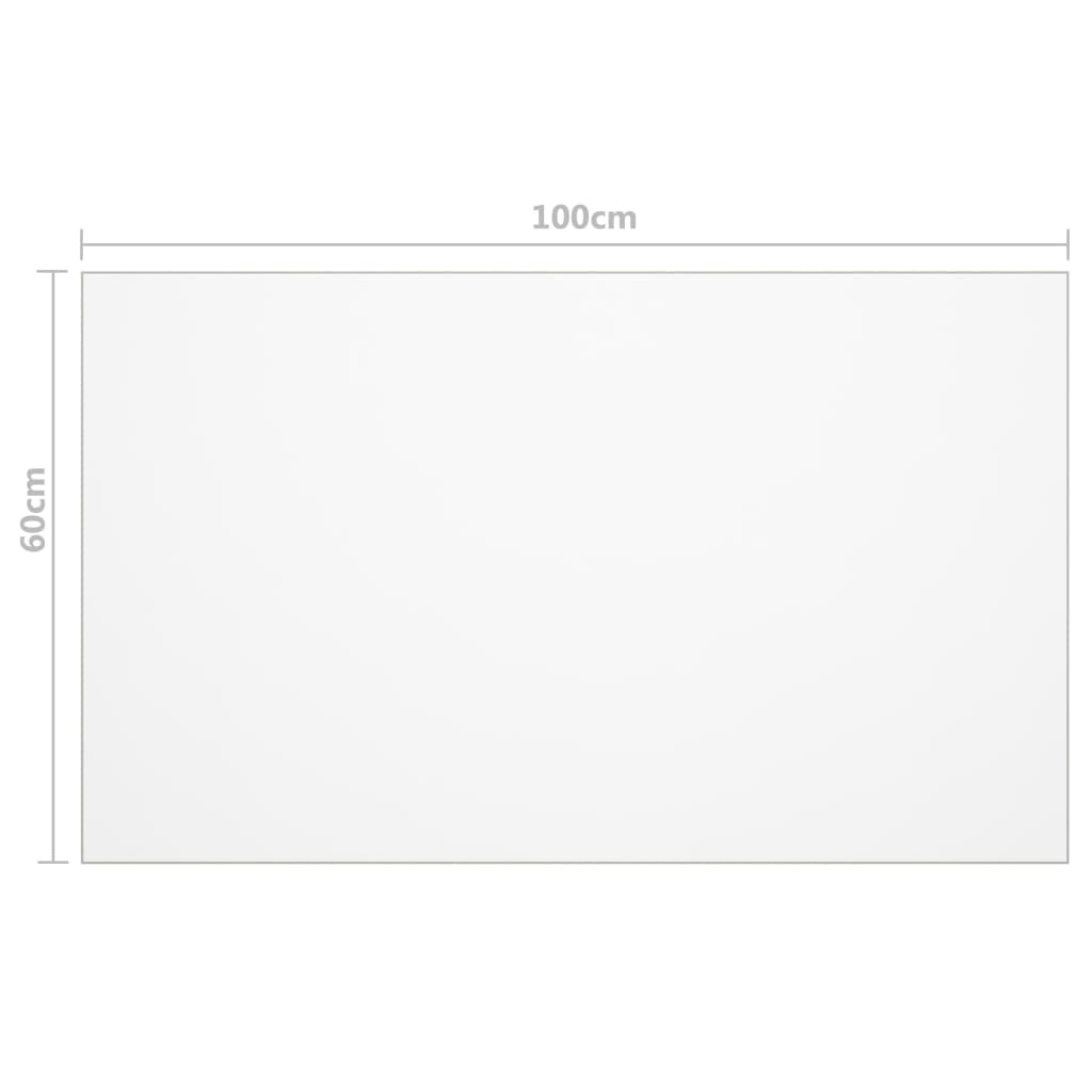 Zaštita za stol mat 100 x 60 cm 1,6 mm PVC