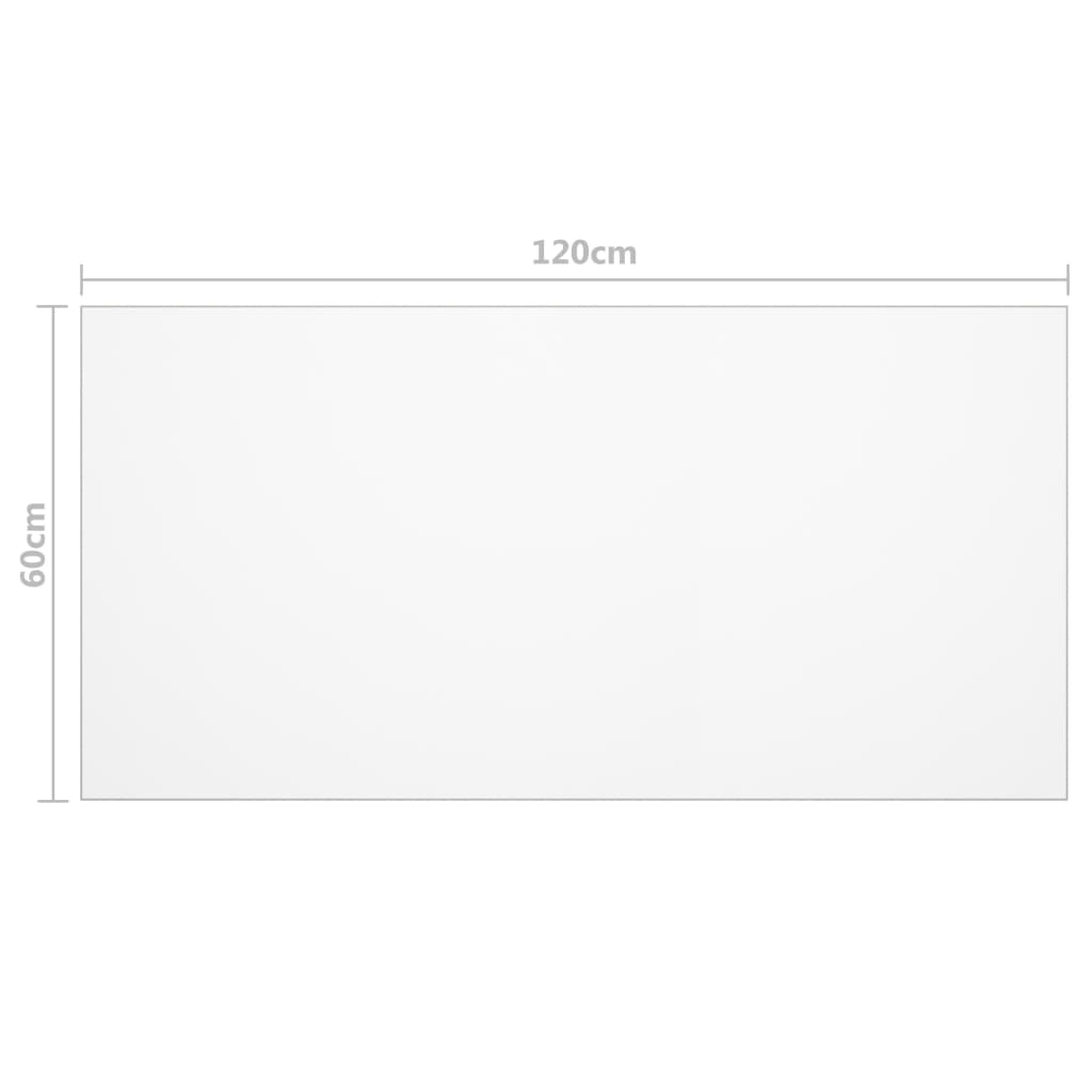 Zaštita za stol mat 120x60 cm 1,6 mm PVC