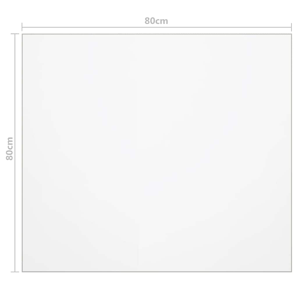 Zaštita za stol mat 80x80 cm 1,6 mm PVC