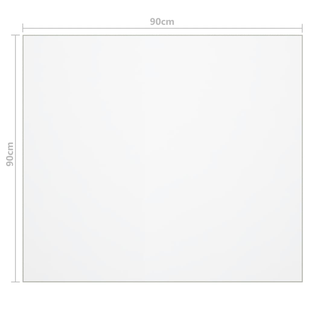 Zaštita za stol mat 90 x 90 cm 1,6 mm PVC