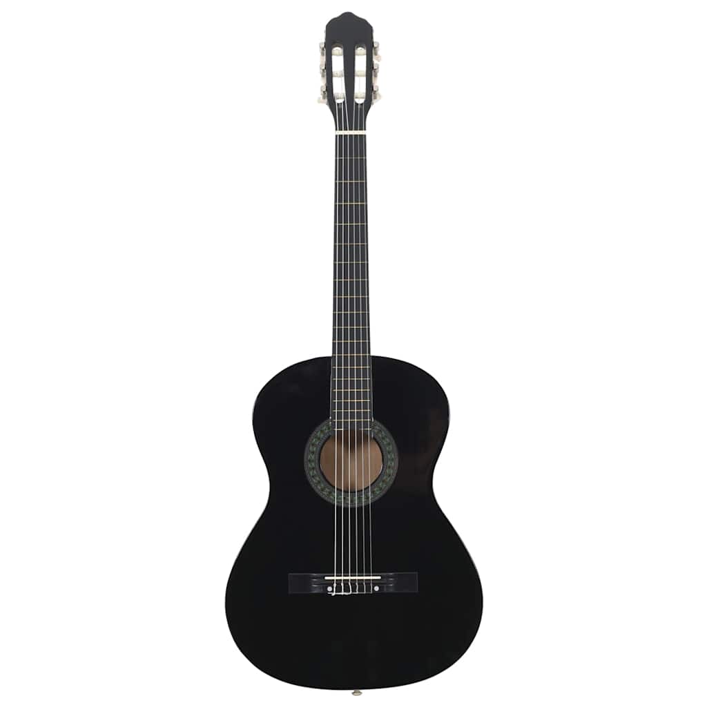 Klasična gitara za početnike crna 4/4 39" od drva lipe