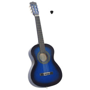 Klasična gitara za početnike i djecu plava 1/2 34"