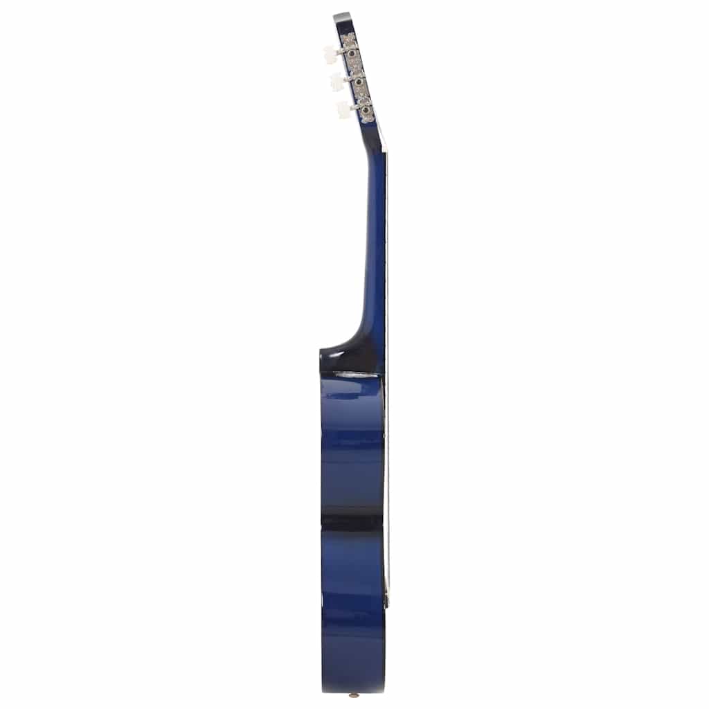 8-dijelni set klasične gitare za početnike plavi 1/2 34 "