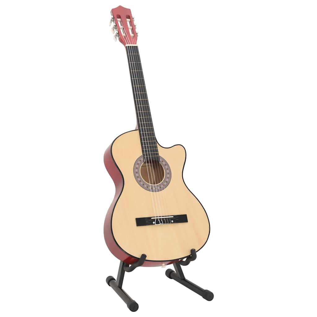 12-dijelni set akustične gitare Western s prorezom i 6 žica 38"