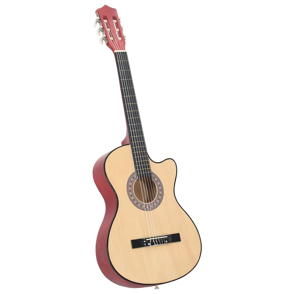 12-dijelni set akustične gitare Western s prorezom i 6 žica 38"