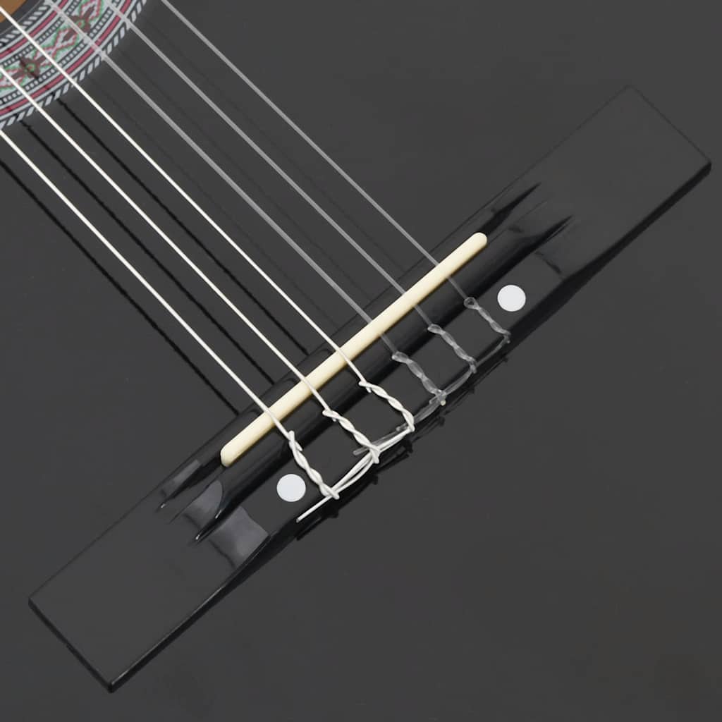 Klasična gitara Western s prorezom i 6 žica crna 38 "