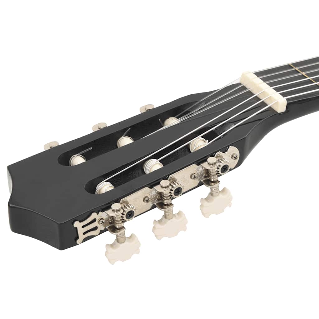 Klasična gitara Western s prorezom i 6 žica crna 38 "