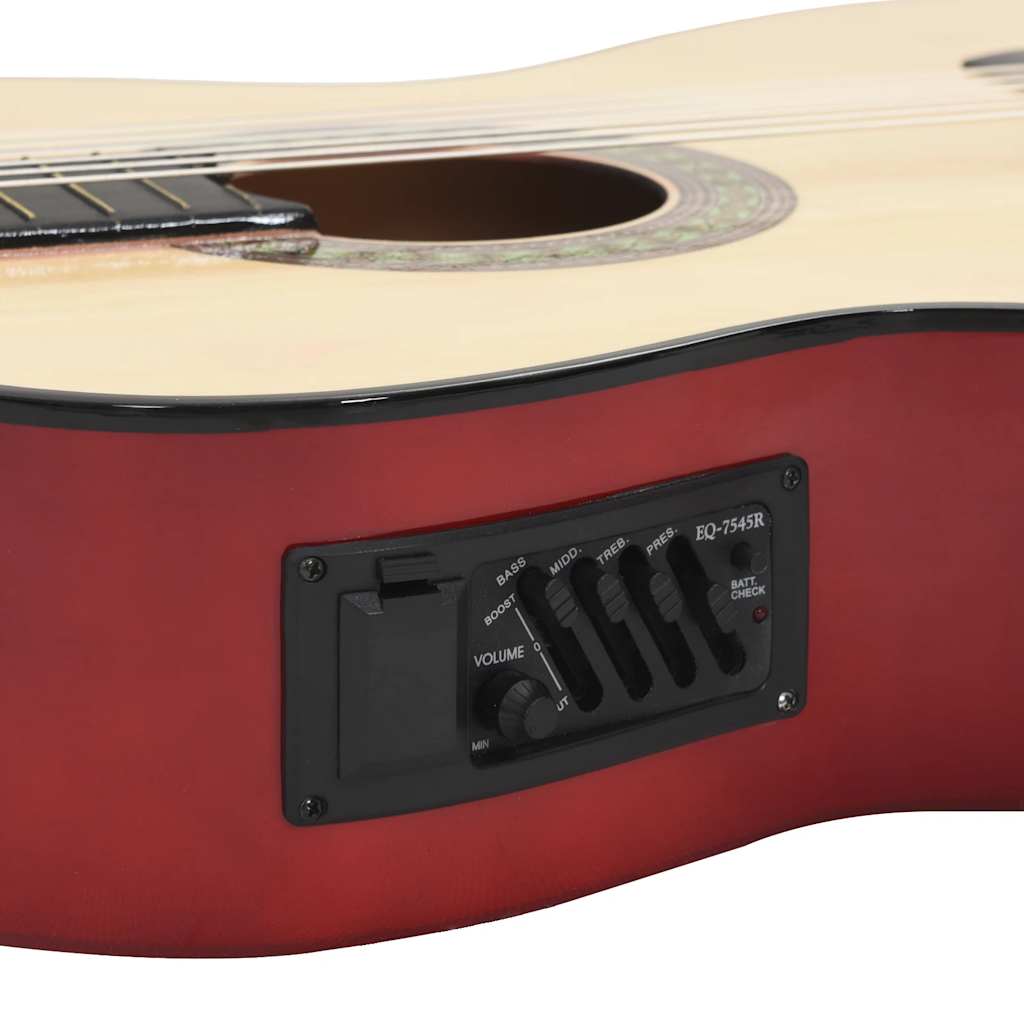 Klasična gitara Western s prorezom, ujednačivačem i 6 žica