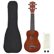 Set ukulelea Soprano s futrolom za djecu Natural 23 "