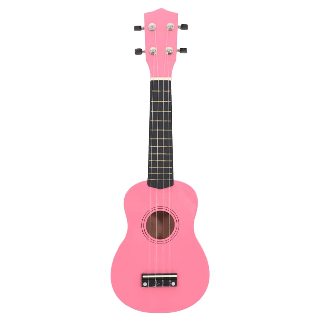 Set dječjeg ukulelea Soprano s torbom ružičasti 23 "