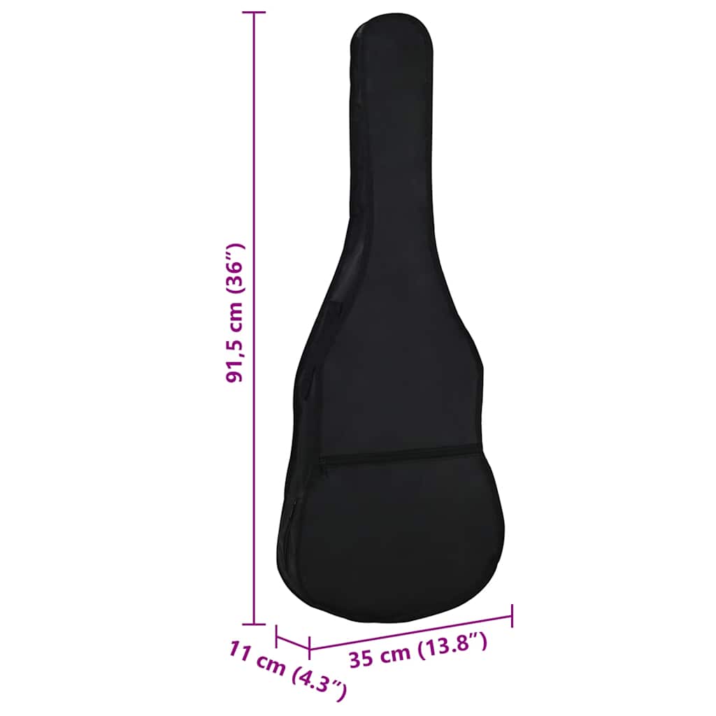 Torba za za klasičnu gitaru 1/2 (34") crna 94 x 35 cm od tkanine