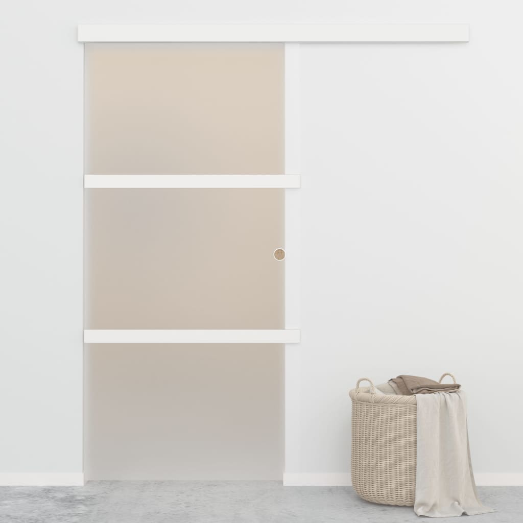 Klizna vrata od stakla ESG i aluminija 90 x 205 cm