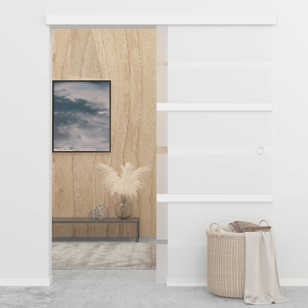 Klizna vrata od stakla ESG i aluminija 90 x 205 cm