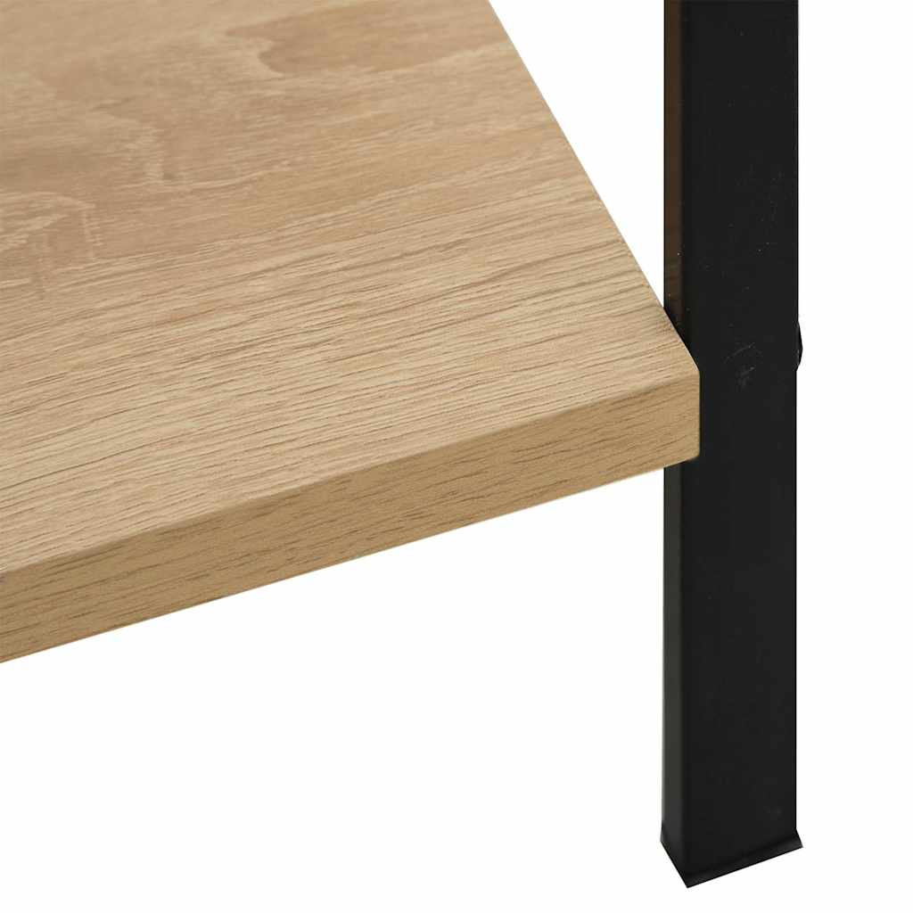 Police za knjige s 5 razina boja hrasta 60x27,6x158,5 cm drvene