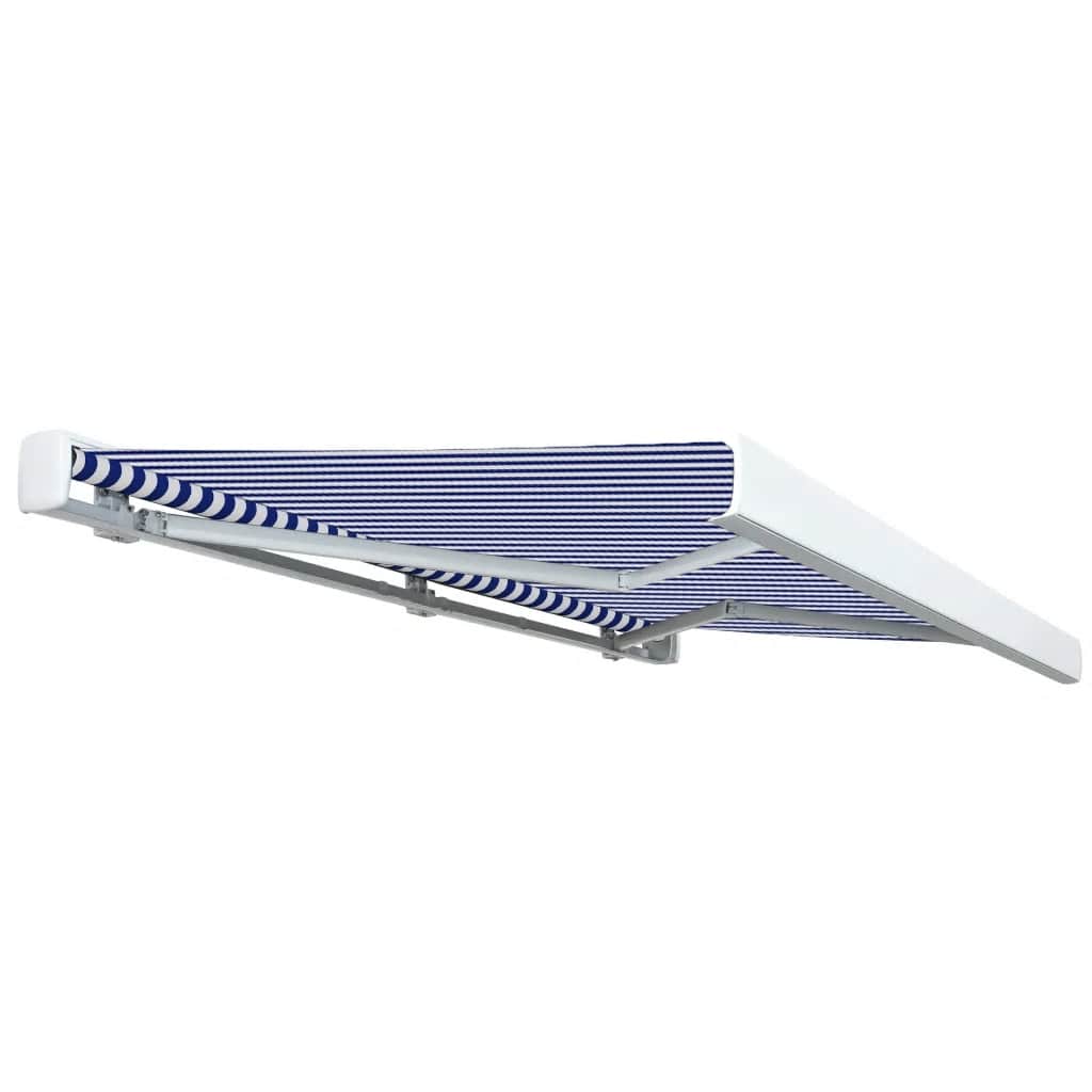 Motorizirana kazetna tenda 350 x 250 cm plavo-bijela