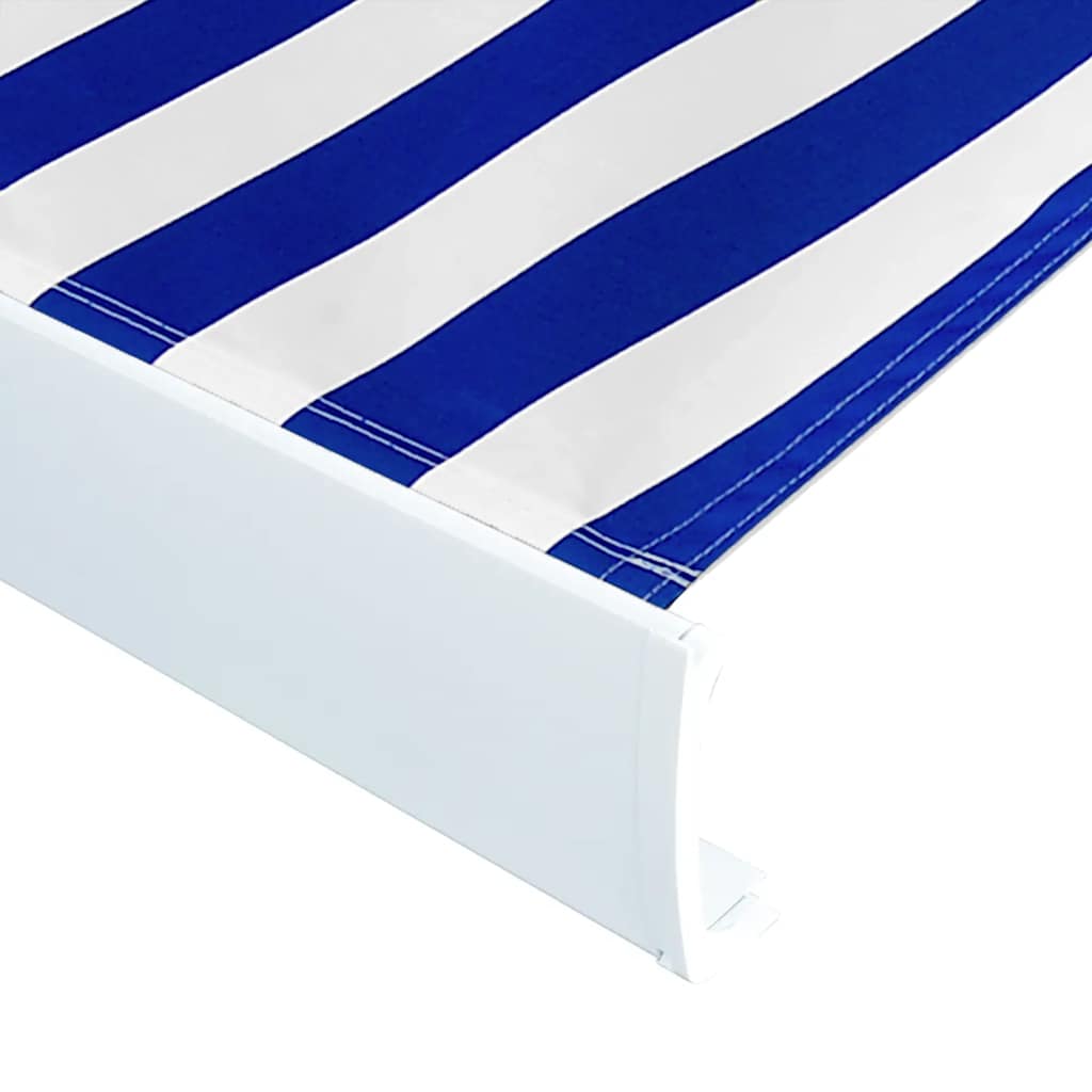 Motorizirana kazetna tenda 350 x 250 cm plavo-bijela