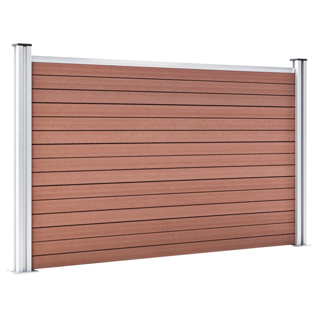 Vrtna ograda WPC 872 x 106 cm smeđa