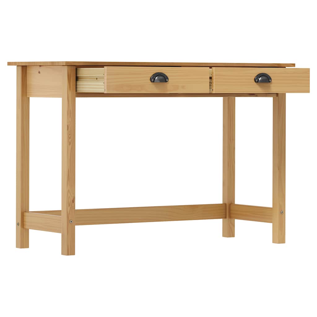 Konzolni stol Hill s 2 ladice 110x45x74 cm od masivne borovine
