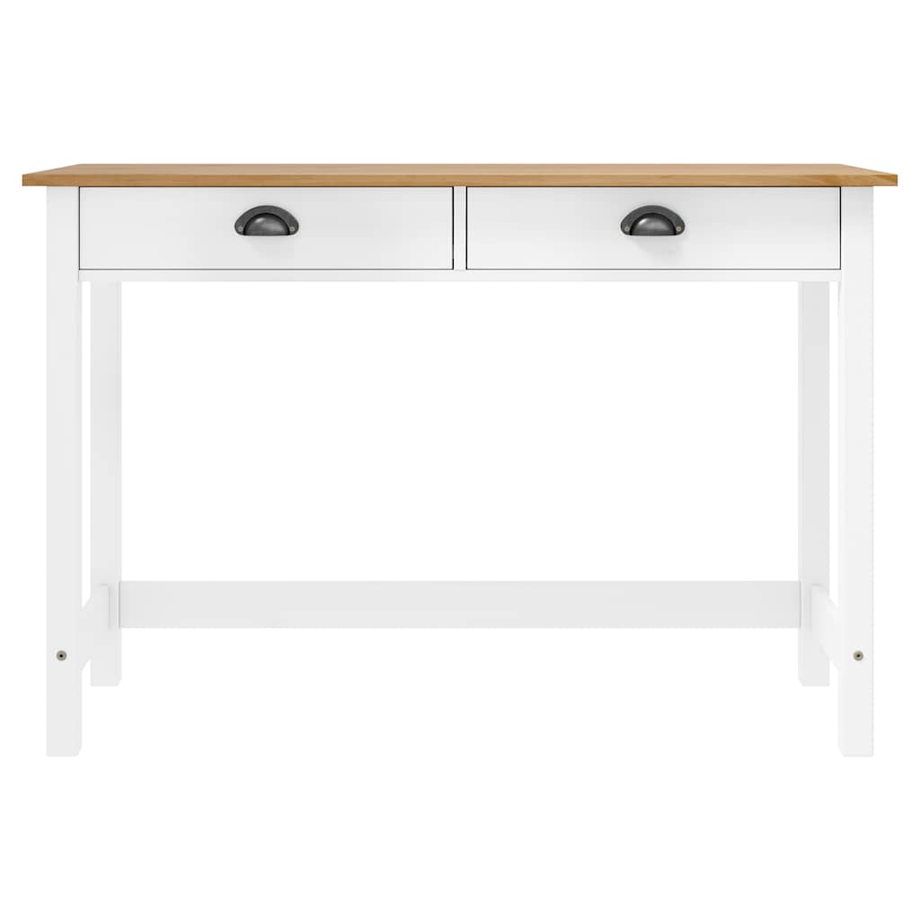 Konzolni stol Hill s 2 ladice 110x45x74 cm od masivne borovine