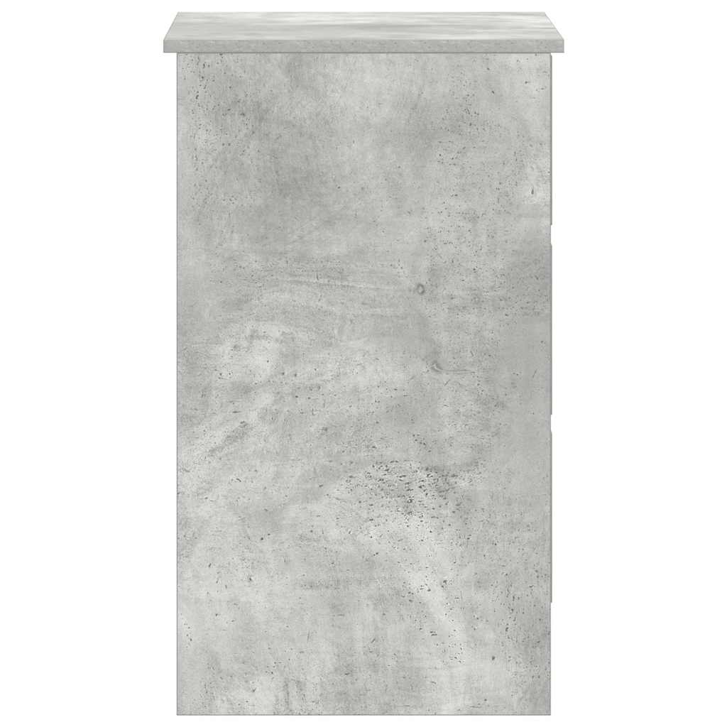 Radni stol siva boja betona 90 x 45 x 76 cm konstruirano drvo