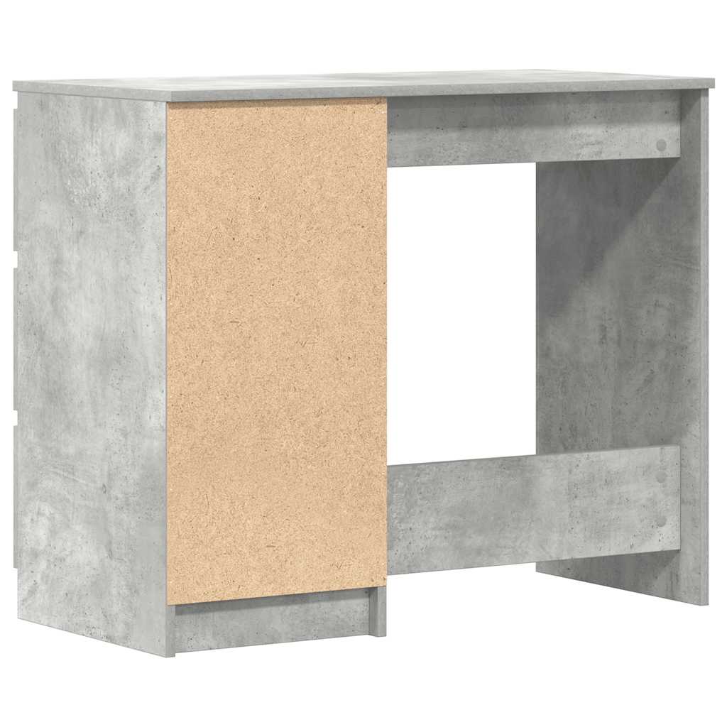 Radni stol siva boja betona 90 x 45 x 76 cm konstruirano drvo