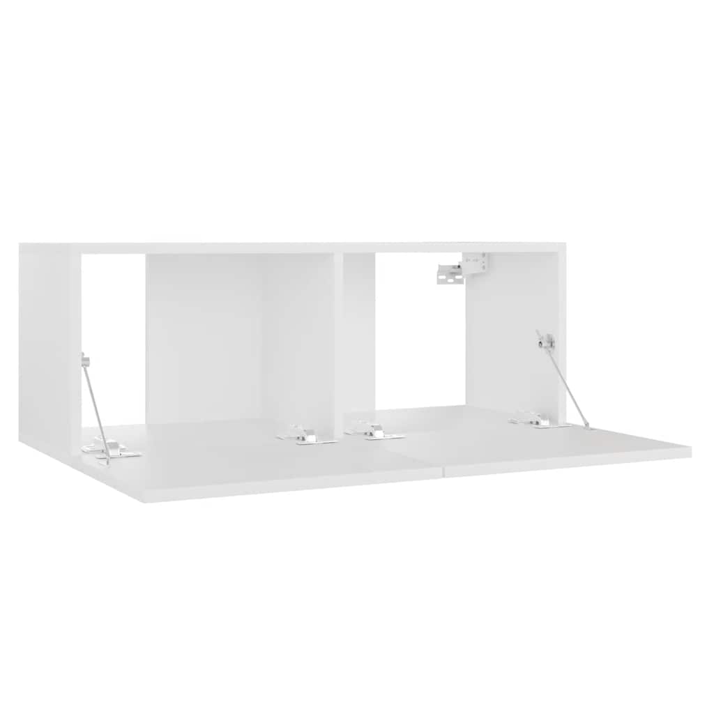 TV ormarić bijeli 80 x 30 x 30 cm od konstruiranog drva