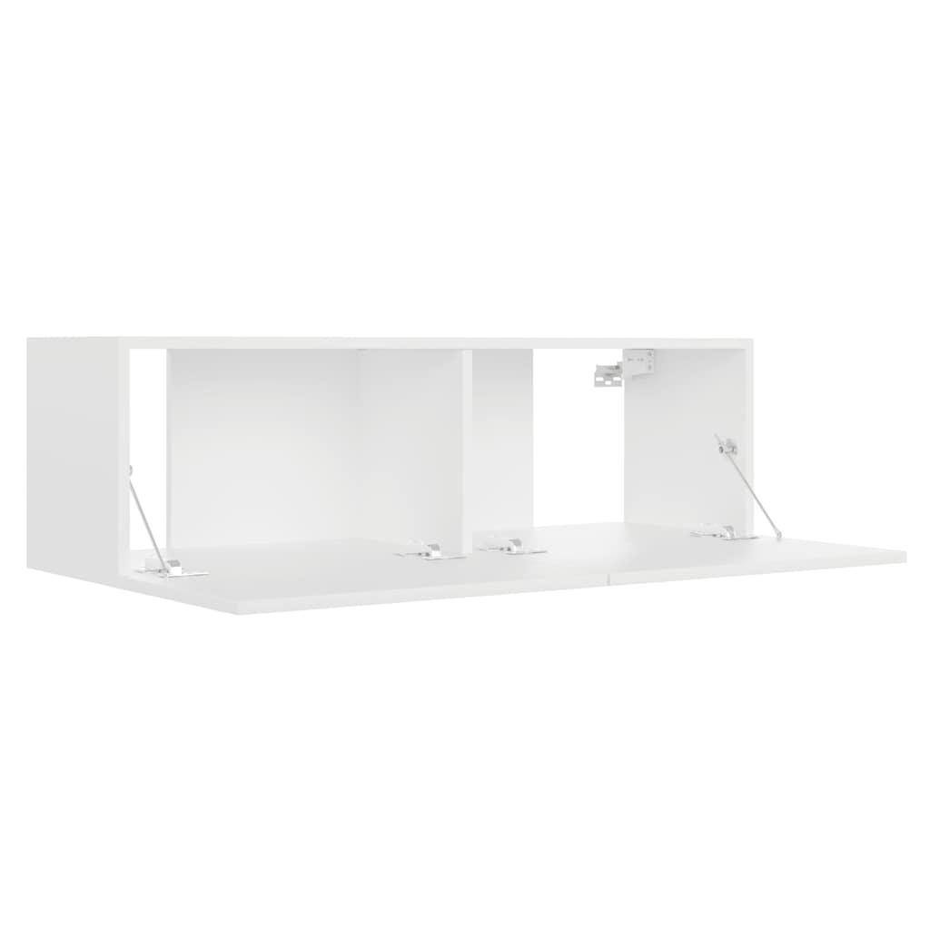 TV ormarić bijeli 100 x 30 x 30 cm od konstruiranog drva